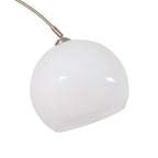 Alverton 79 3/4" White Chrome Arc Lamp