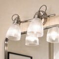 Kara 12 1/2" Glass Vanity Light