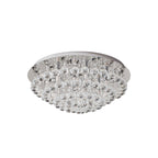 Lucande Antonino ceiling lamp, Ø 21.6 inches, 8-bulb, crystal