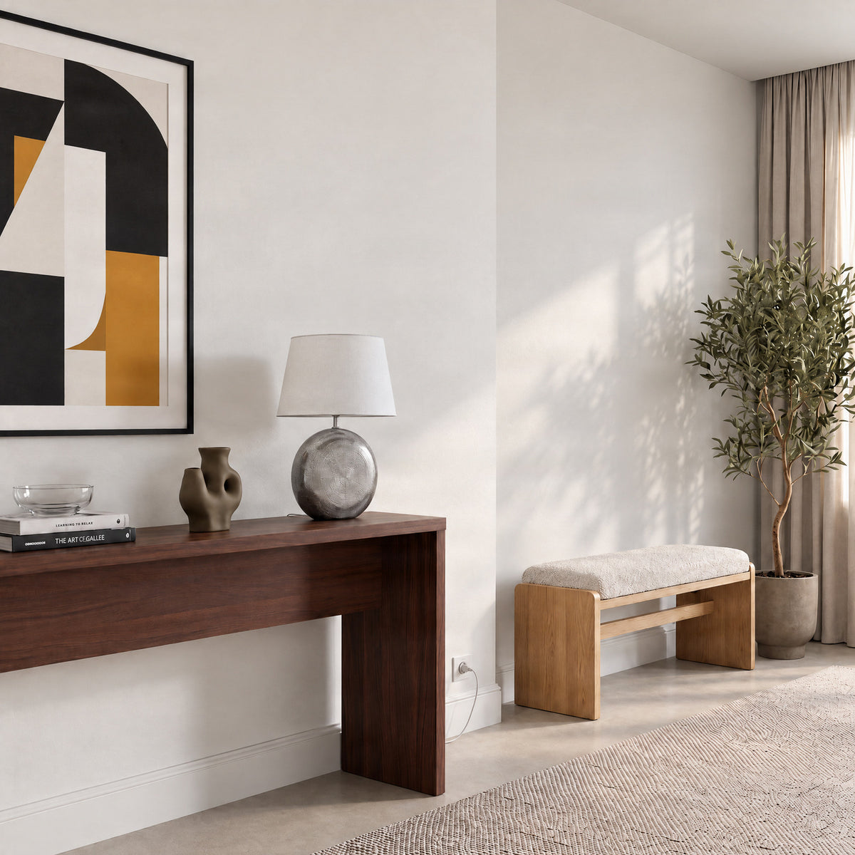 Florentino 19 1/4" White Ceramic Table Lamp