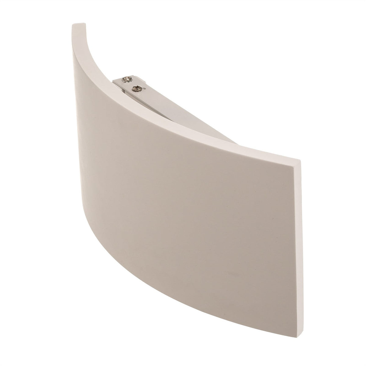 Lucande Naike wall light, width 13.7 in, white, plaster