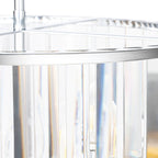 Naomi 16" Chrome Crystal Pendant Light