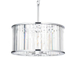 Naomi 16" Chrome Crystal Pendant Light