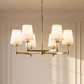 Stella 24 1/2" White Brass Pendant Light