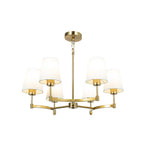 Stella 24 1/2" White Brass Pendant Light