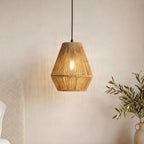 Lyla 7 1/4" Natural Hemp Cord Pendant Light