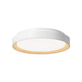 Lucande Adam LED ceiling light, white/wood, dimmable, CCT
