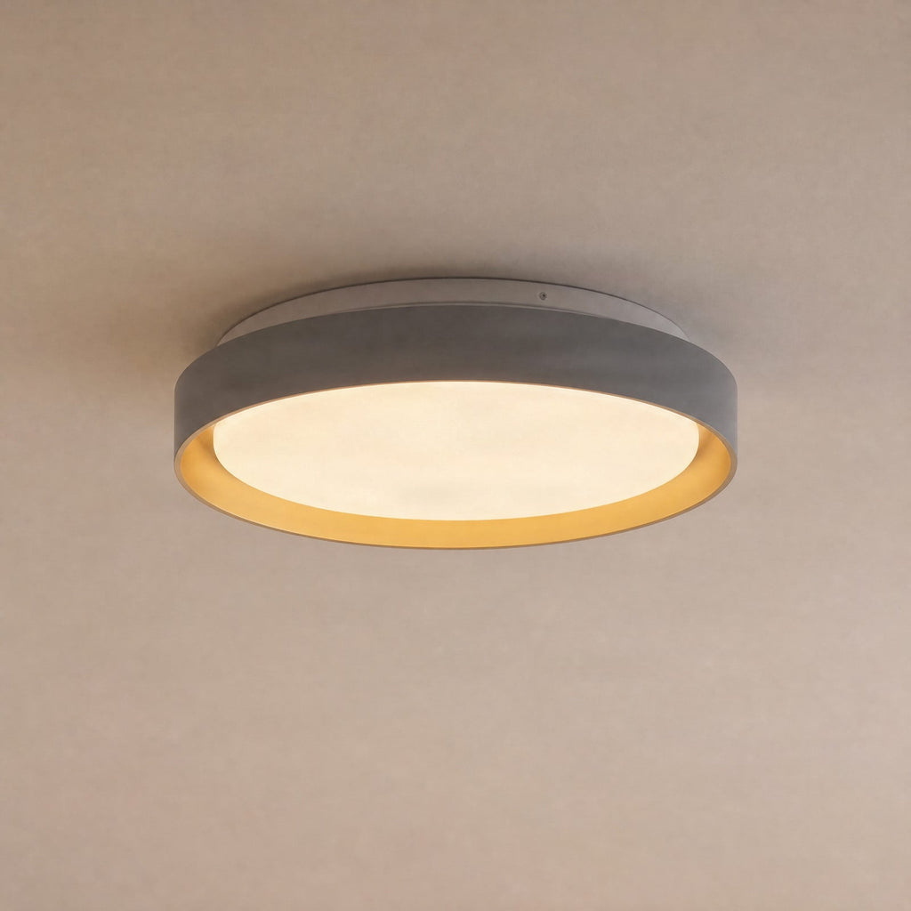Lucande Adam LED ceiling light, white/wood, dimmable, CCT