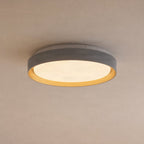 Lucande Adam LED ceiling light, white/wood, dimmable, CCT