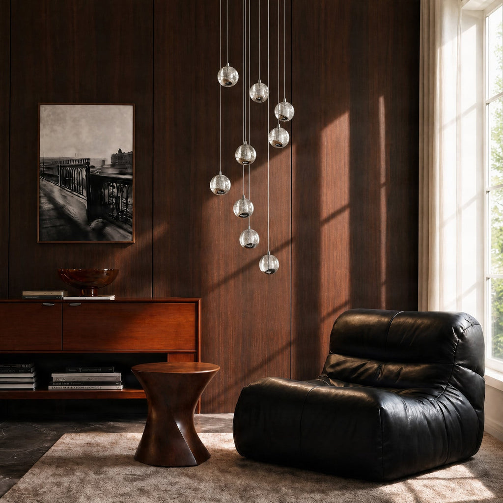 Lucande Hayley LED hanging light