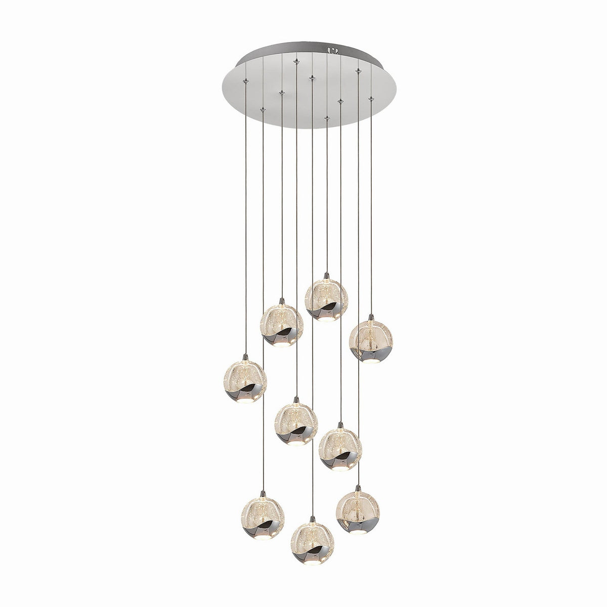 Lucande Hayley LED hanging light