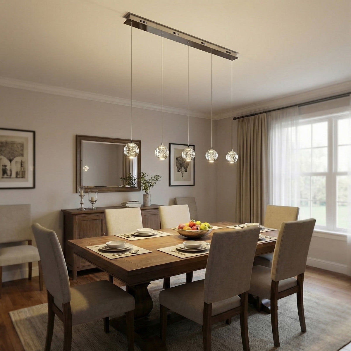 Lucande Hayley LED hanging light