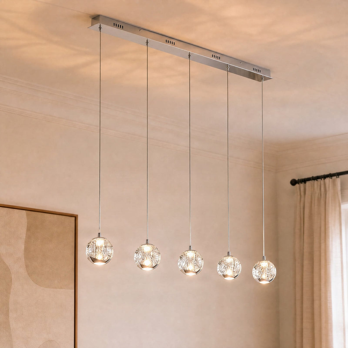 Lucande Hayley LED hanging light