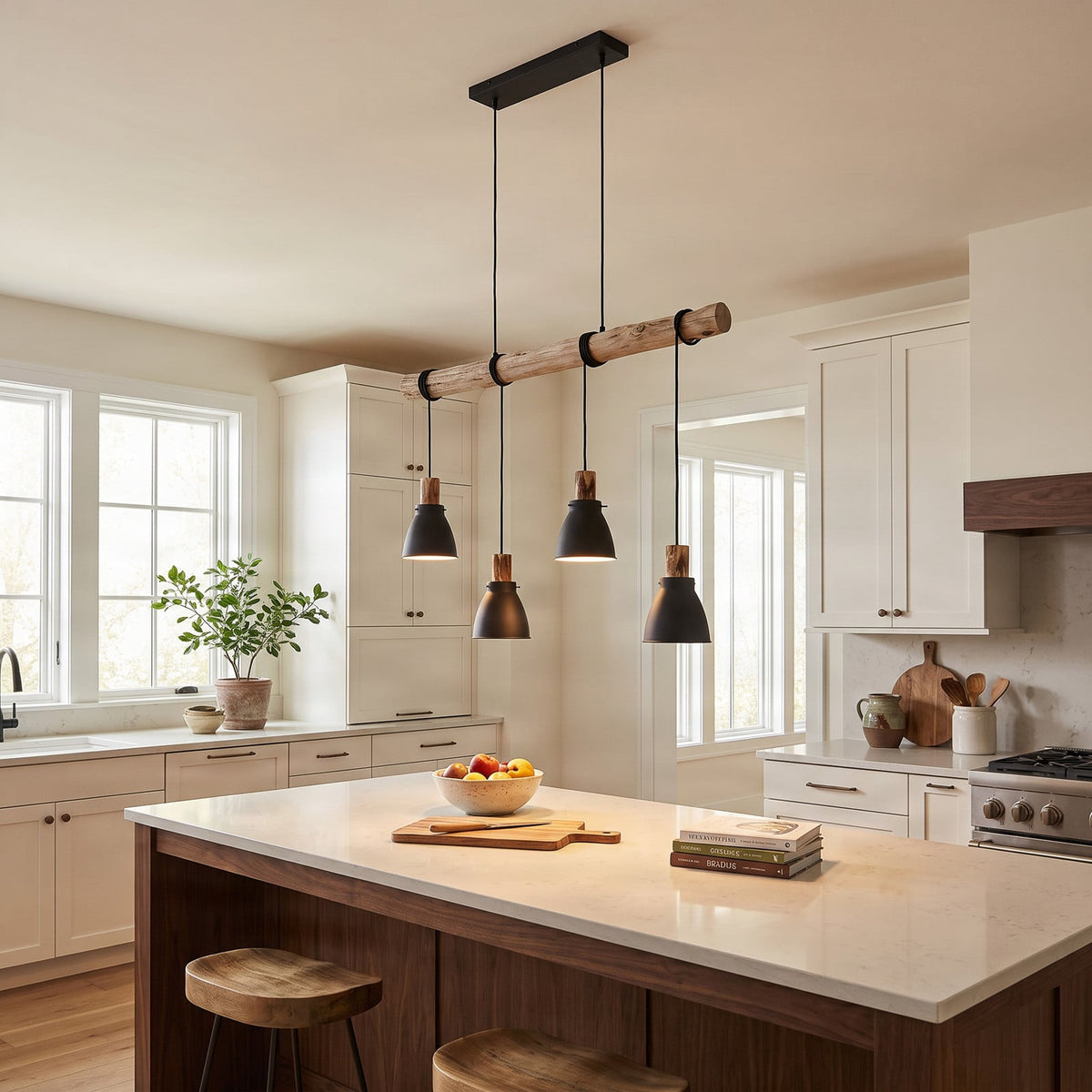 Trebale 35 3/4" Black Pendant Light