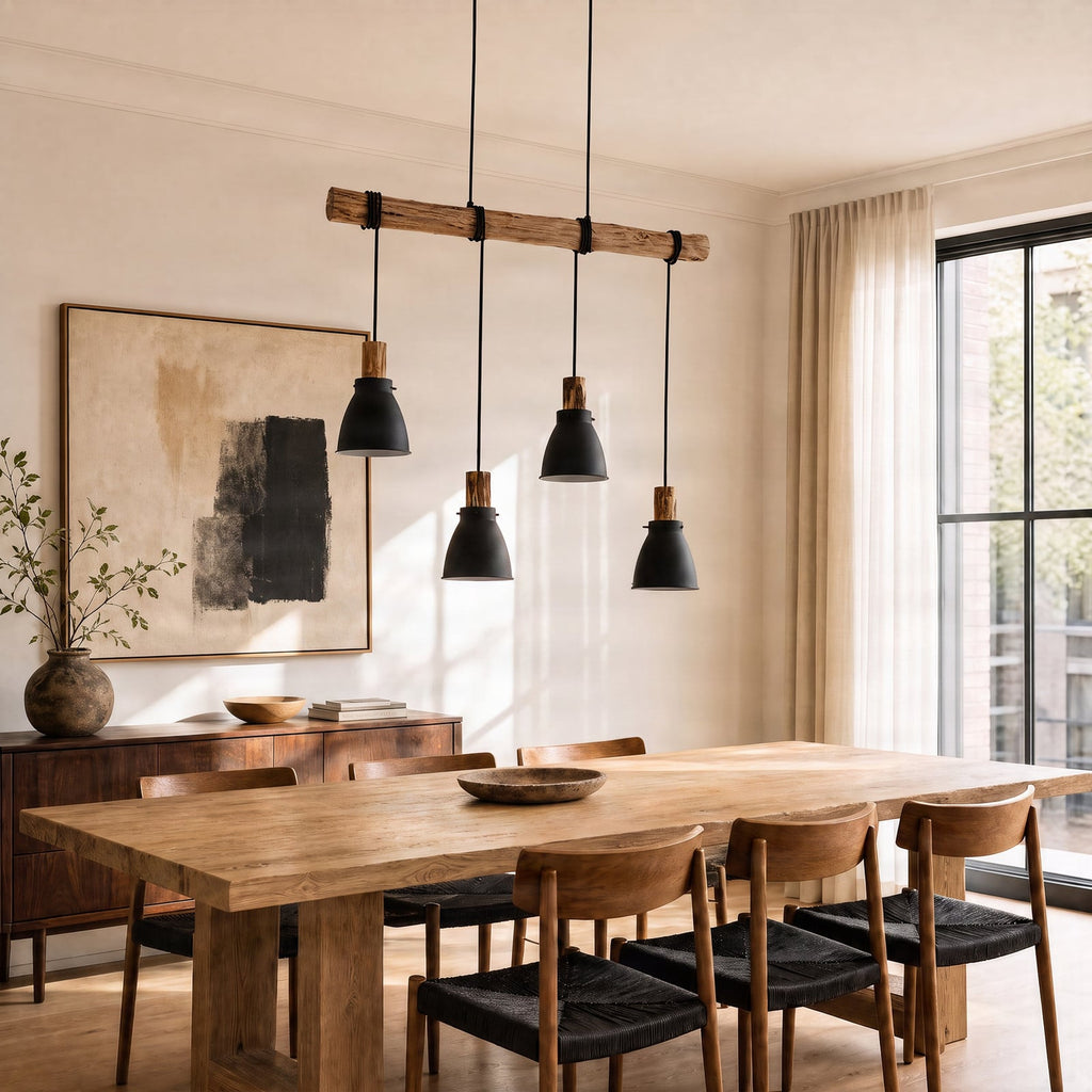 Trebale 35 3/4" Black Pendant Light