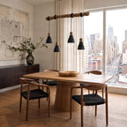 Trebale 35 3/4" Black Pendant Light