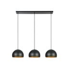 Tarjei 47 1/4" Black and Gold Pendant Light