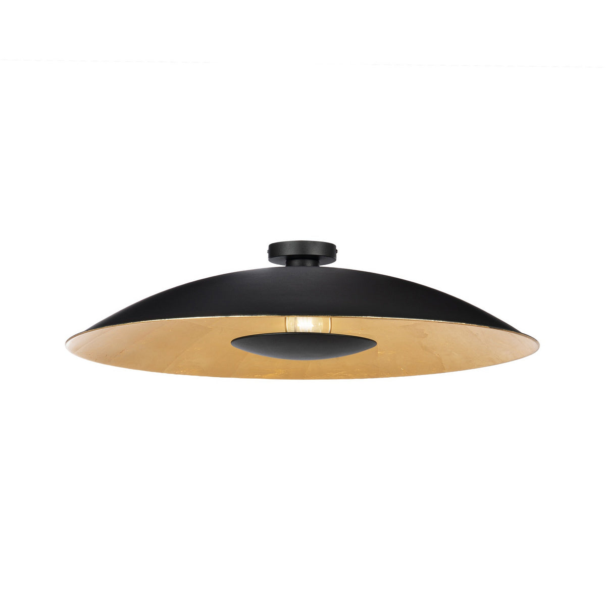 Lucande Narisara Ceiling Light, 31.5 in, black/gold