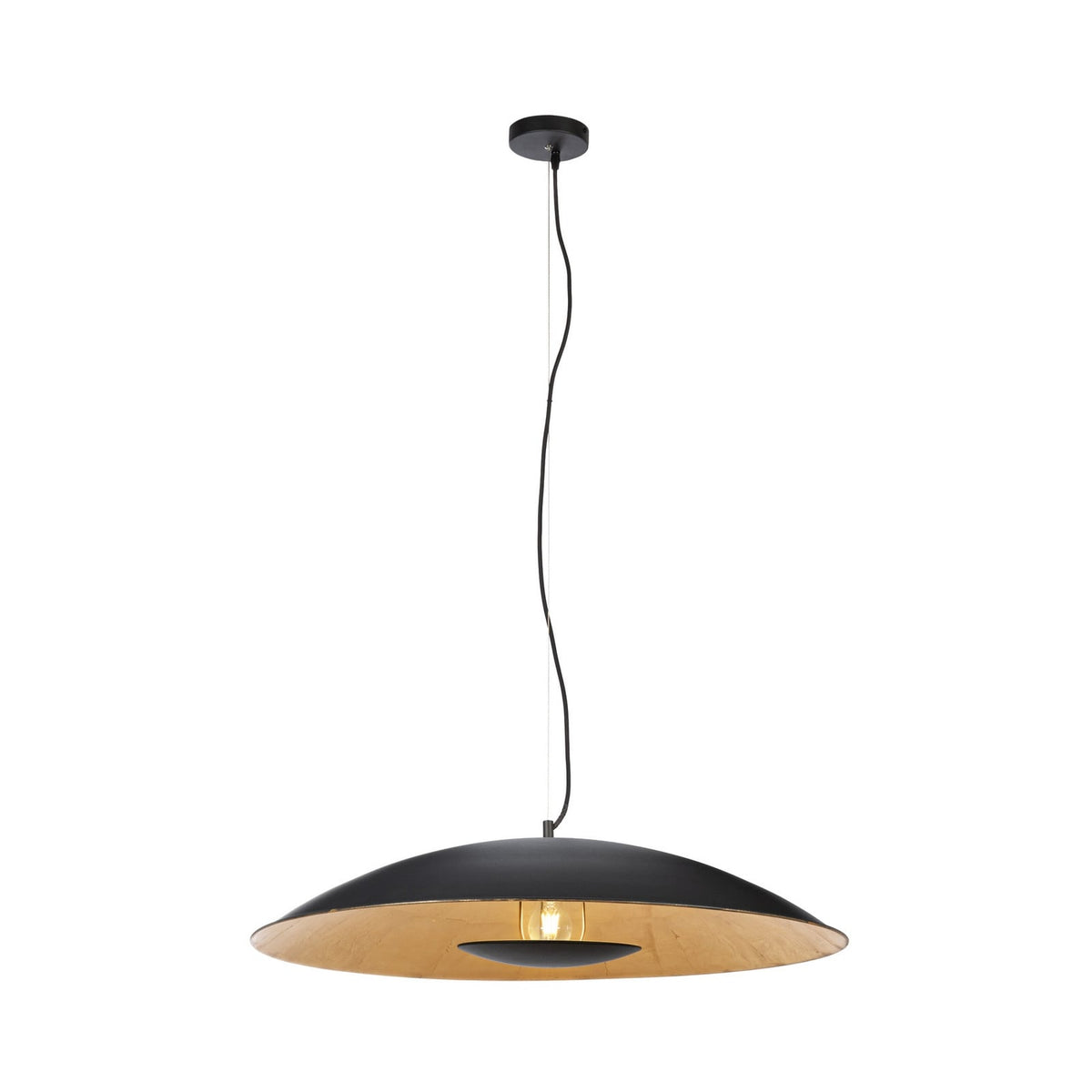Narisara 31 1/2" Black and Gold Pendant Light