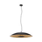 Narisara 31 1/2" Black and Gold Pendant Light