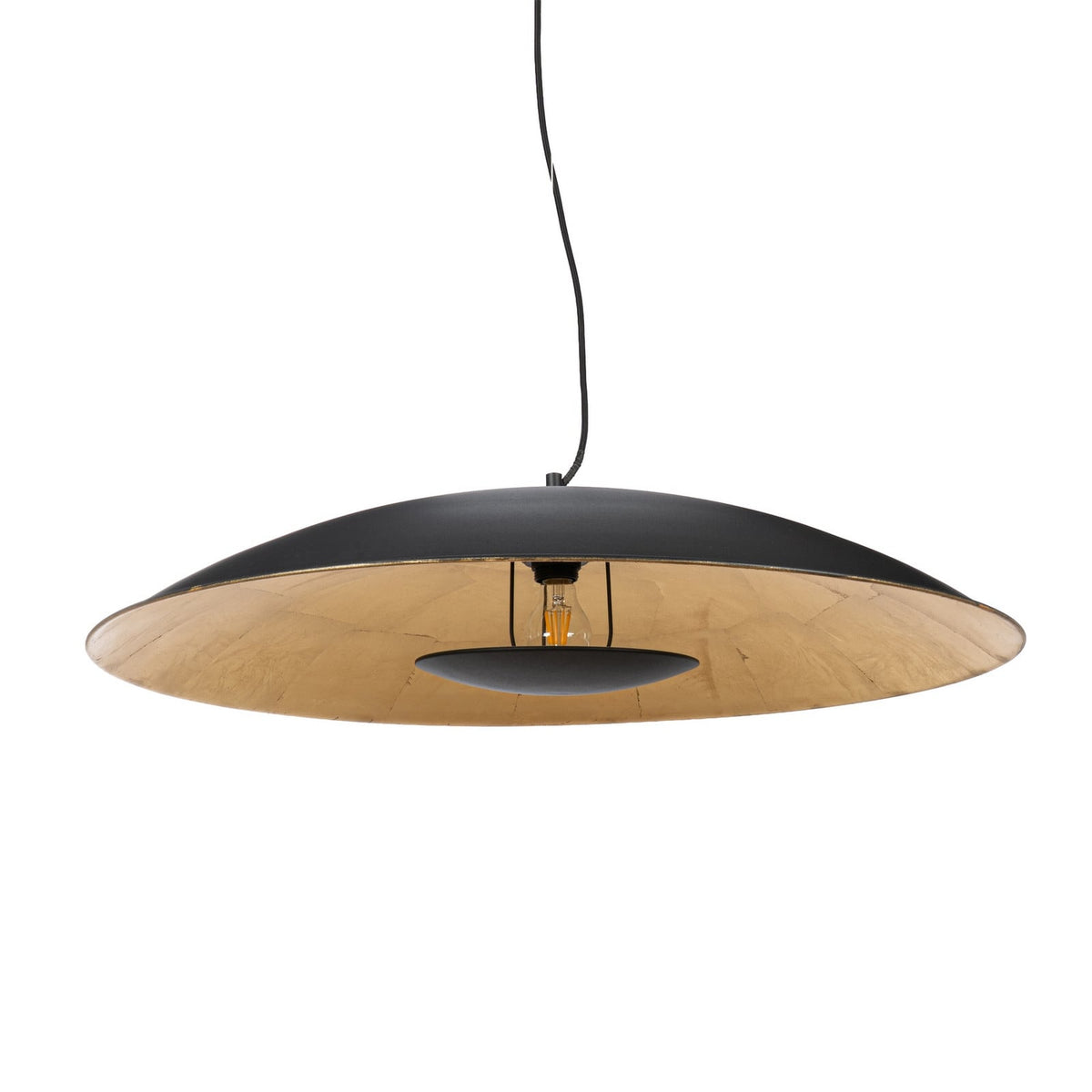 Narisara 31 1/2" Black and Gold Pendant Light