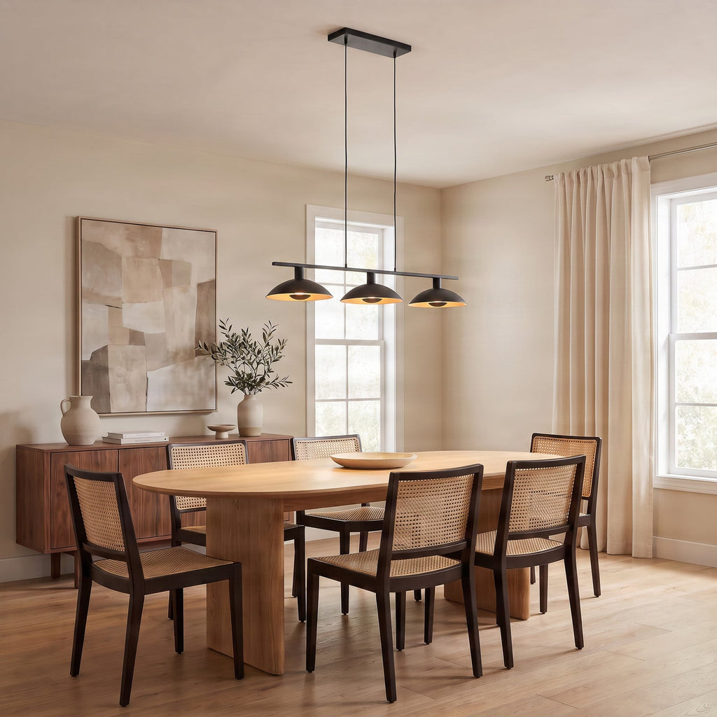 Narisara 46 1/2" Black and Gold Pendant Light