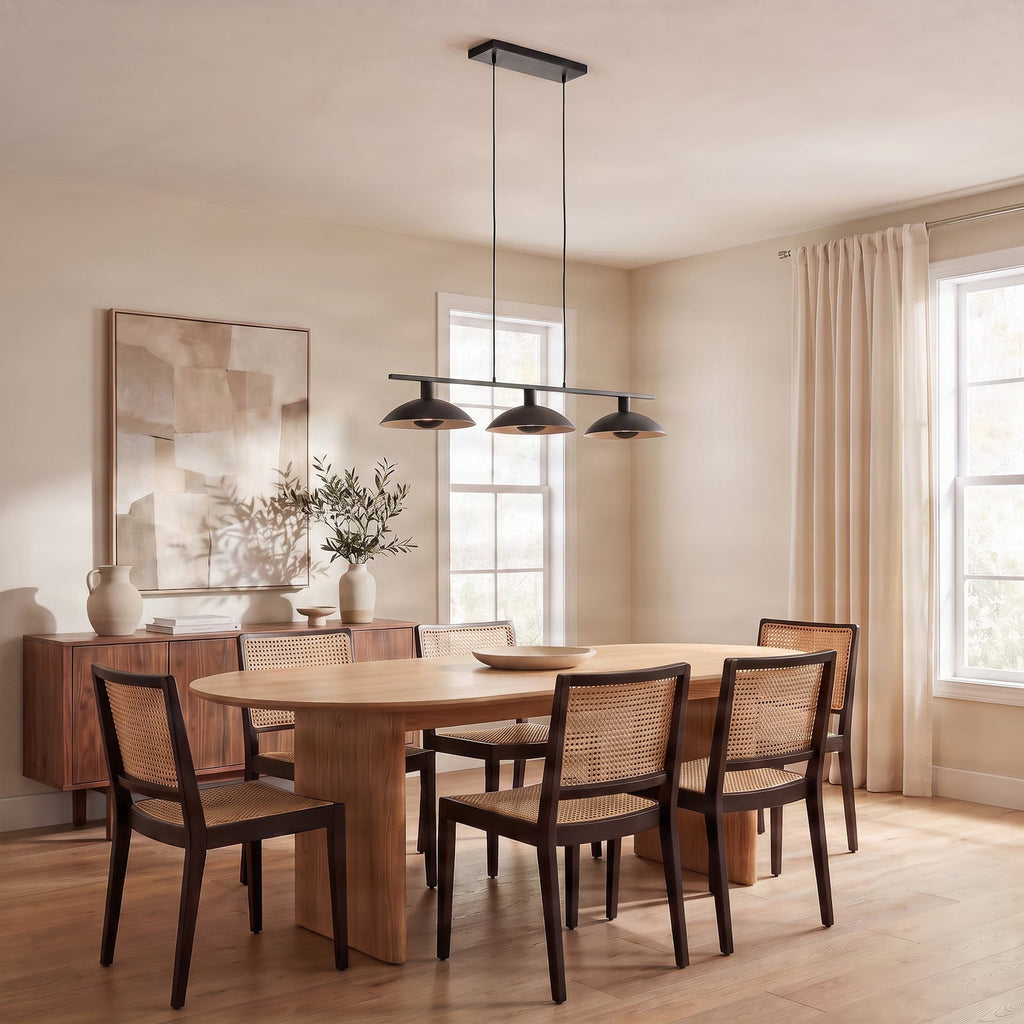 Narisara 46 1/2" Black and Gold Pendant Light