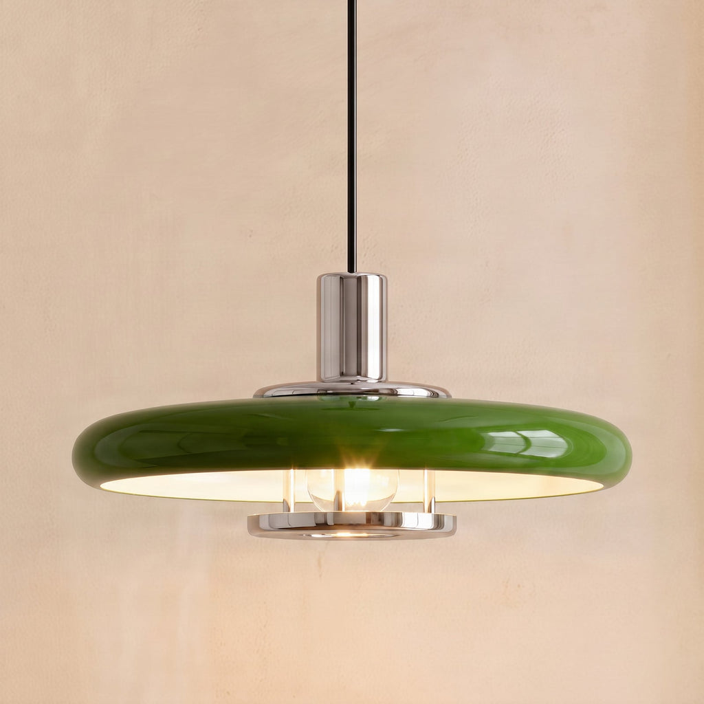 Branford 14" Green Pendant Light