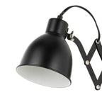 Merle 8 3/4" Black Wall Sconce with Reading Light