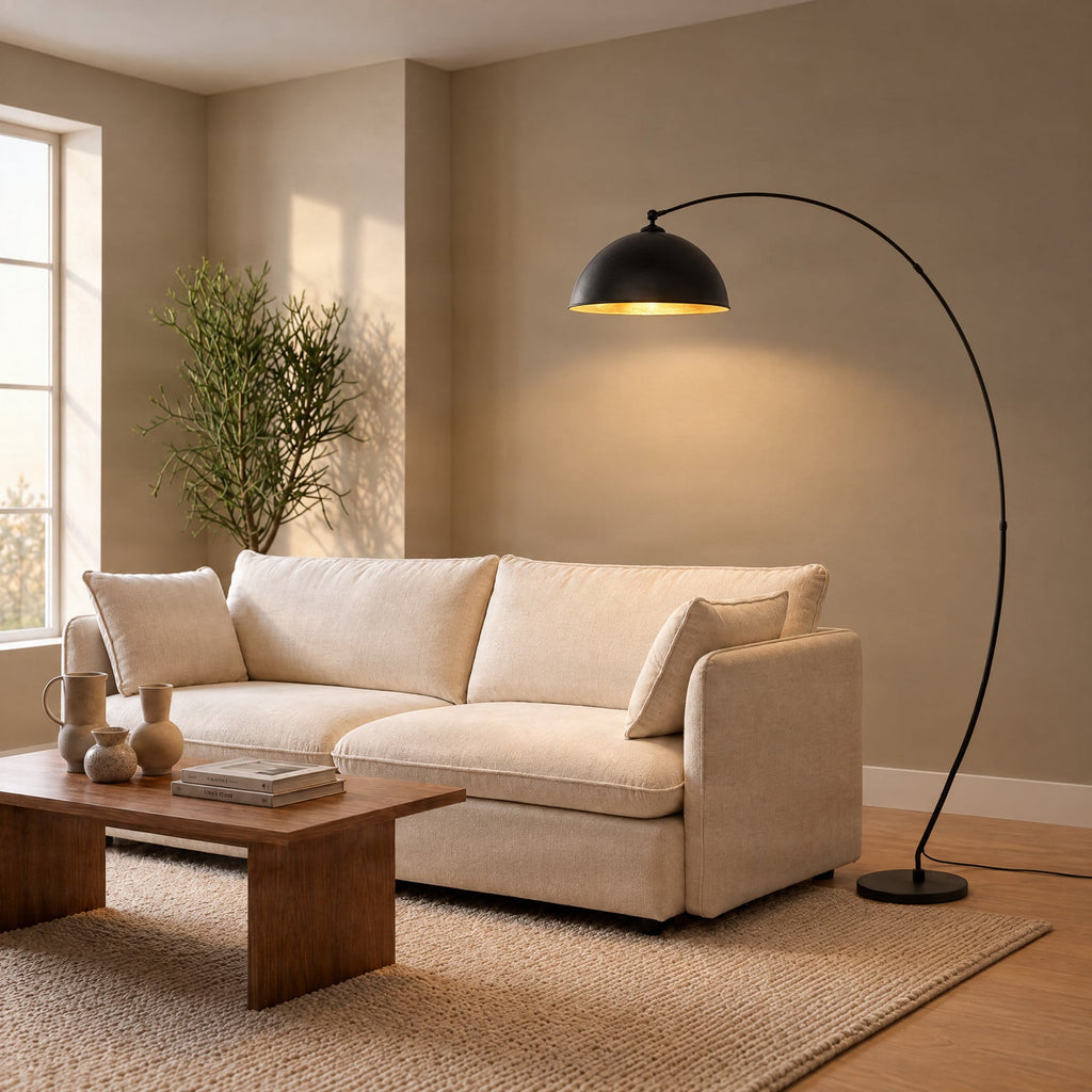 Jonera 71" Black Arch Light