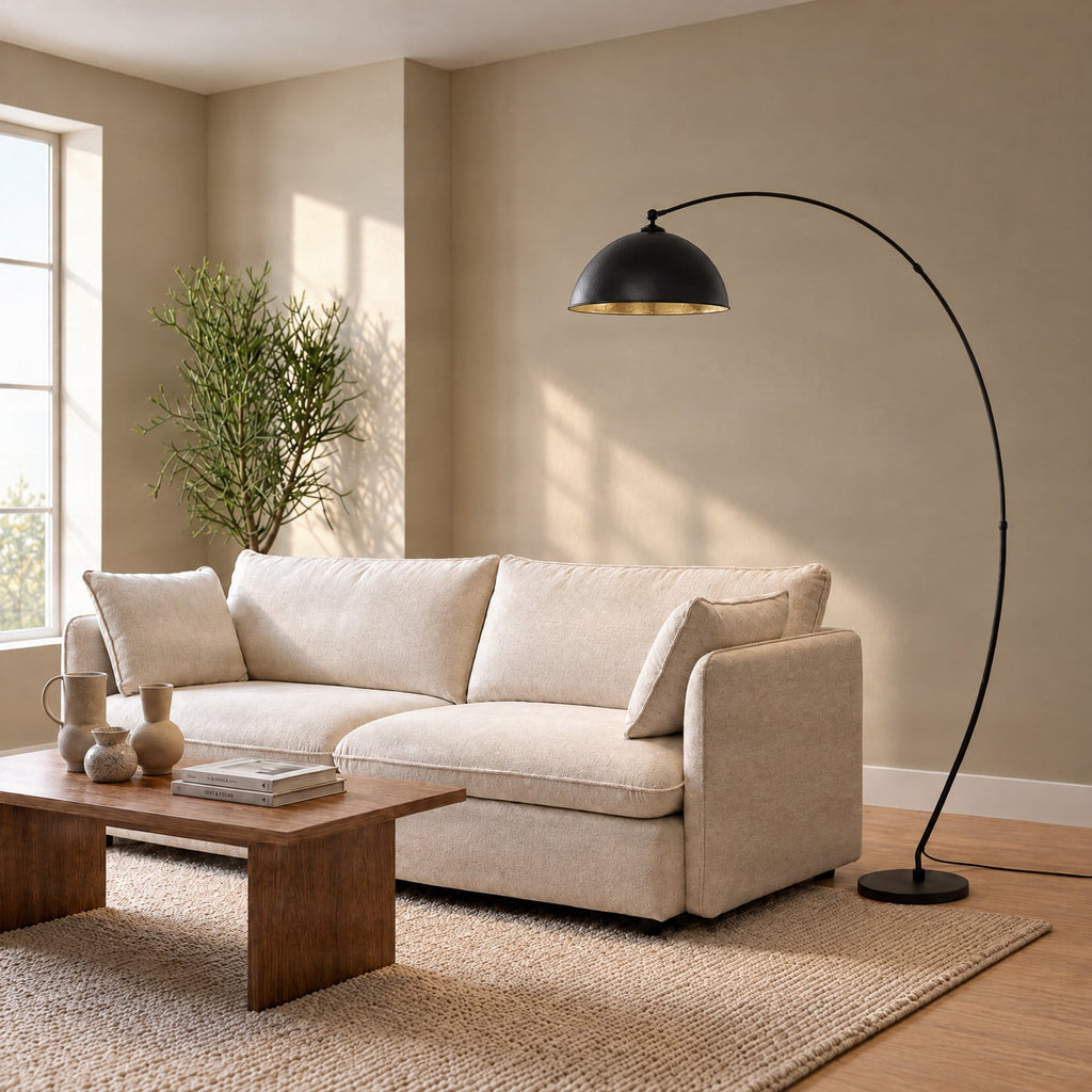 Jonera 71" Black Arch Light