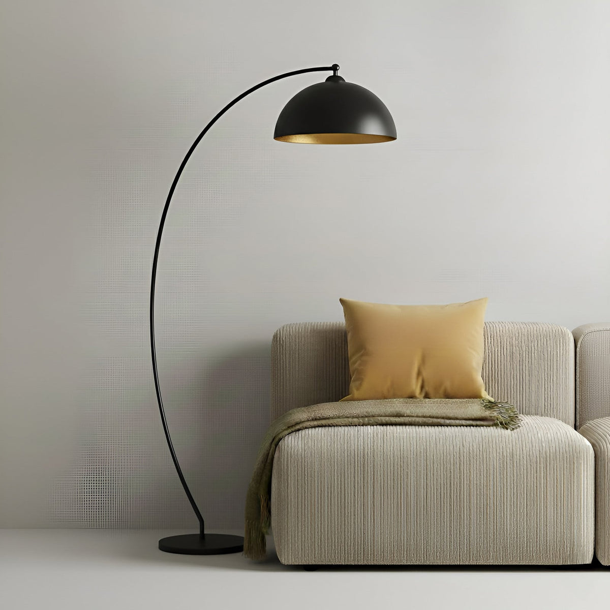 Jonera 71" Black Arch Light