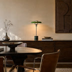 Branford 18 1/4" Green Marble Table Lamp