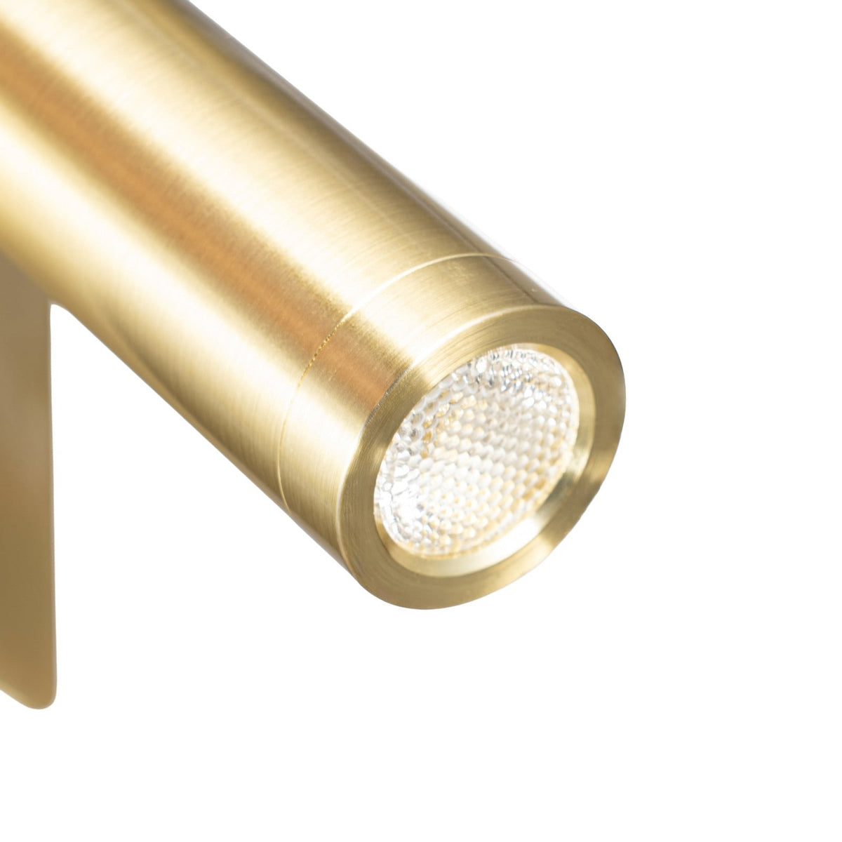 Lucande Aiden wall lamp, 10 in, black and gold, LED reading light