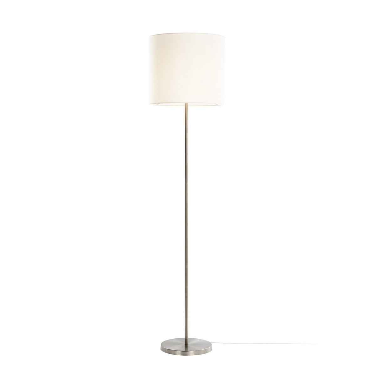 Parsa 65 3/4" White Fabric Floor Lamp