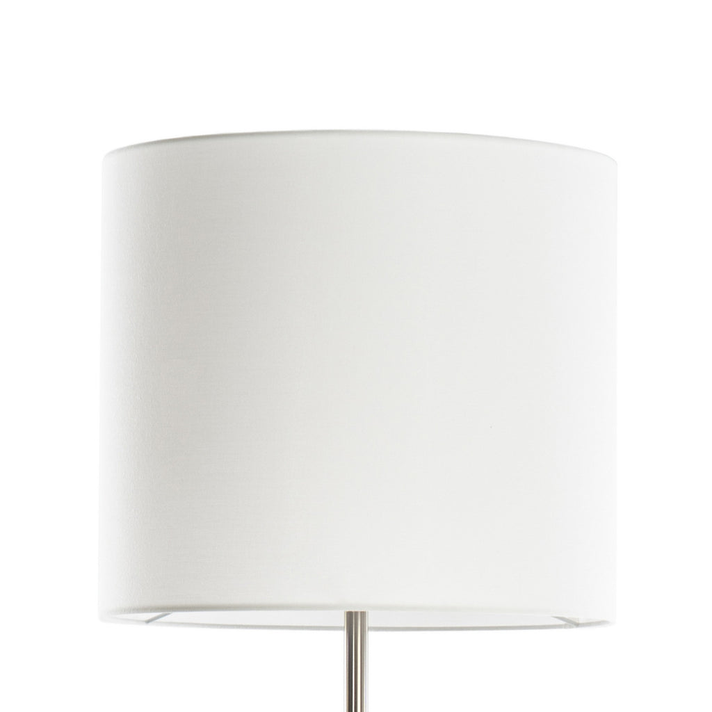 Parsa 65 3/4" White Fabric Floor Lamp