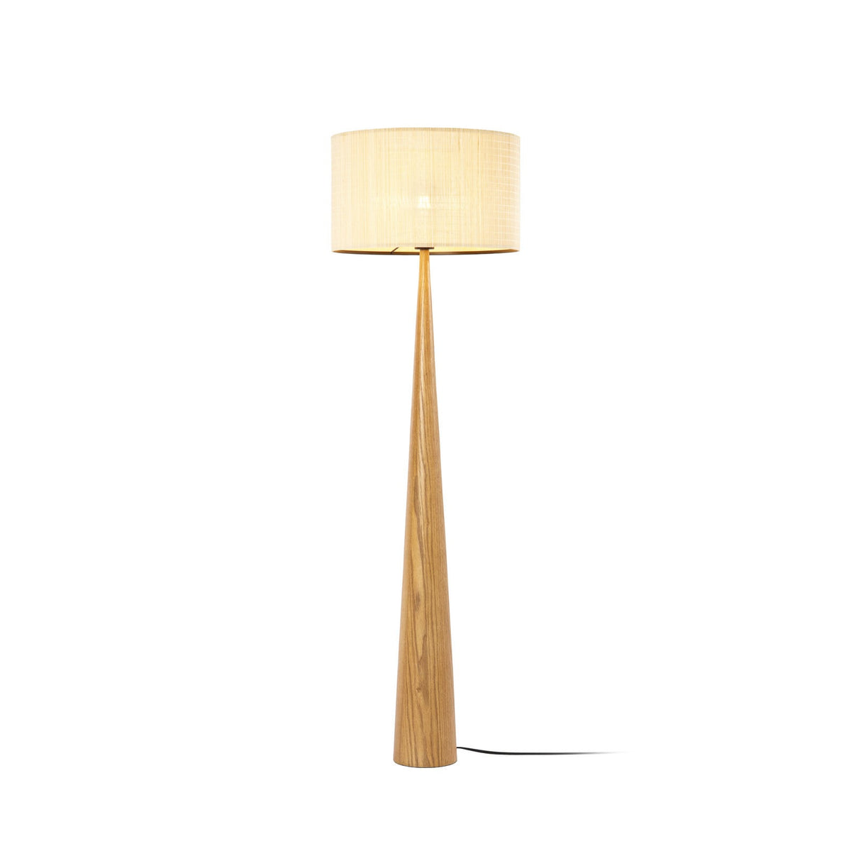Fabrena 55" Bamboo Floor Lamp
