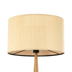 Fabrena 55" Bamboo Floor Lamp