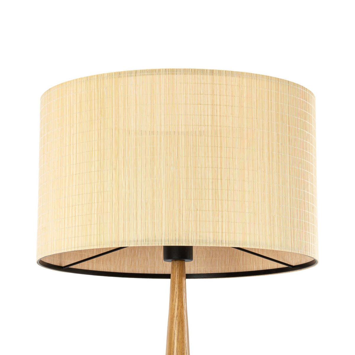 Fabrena 55" Bamboo Floor Lamp