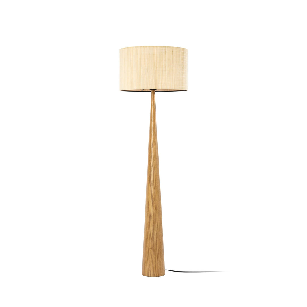 Fabrena 55" Bamboo Floor Lamp