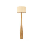 Fabrena 55" Bamboo Floor Lamp