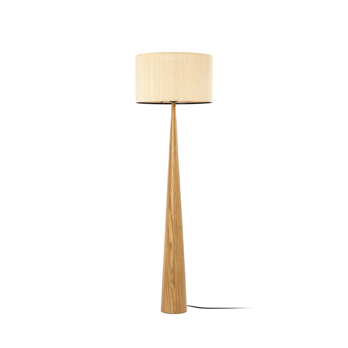 Fabrena 55" Bamboo Floor Lamp