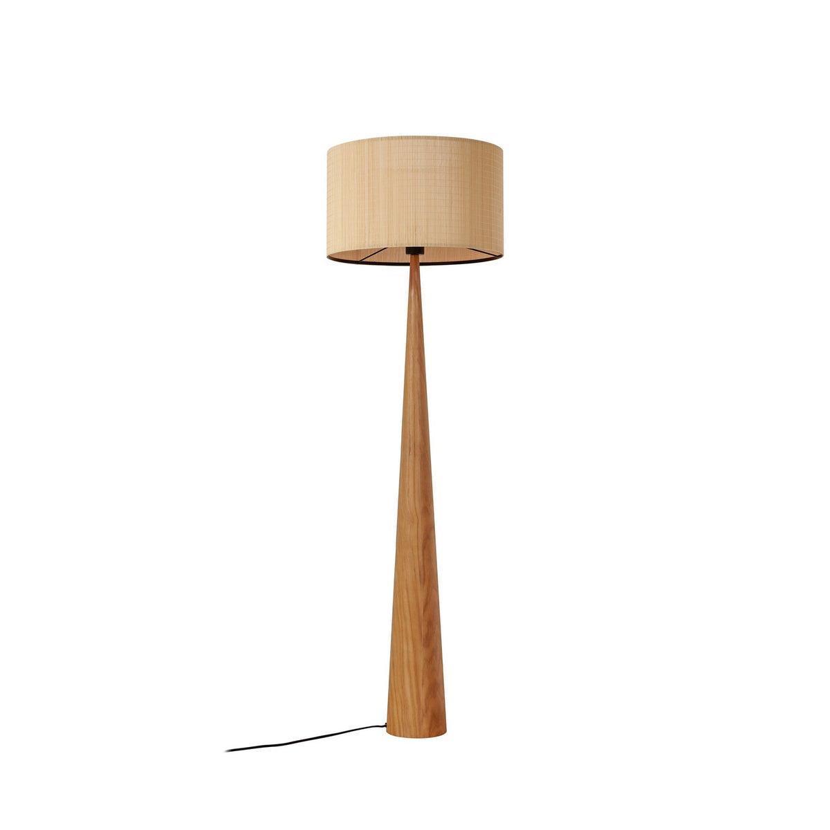 Fabrena 55" Bamboo Floor Lamp