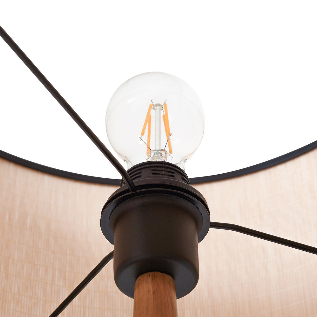 Fabrena 55" Bamboo Floor Lamp