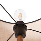 Fabrena 55" Bamboo Floor Lamp