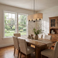 Sutton 31 1/2" Black and Beige Pendant Light