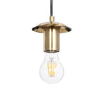 Lucande Sadie pendant light, 3-bulb, brass/amber, glass