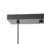 Lucande Amelia pendant light, 3-bulb, 33.5 in, black