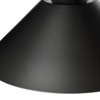 Lucande Amelia pendant light, 3-bulb, 33.5 in, black