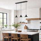 Amelia 33 1/2" Black Pendant Light